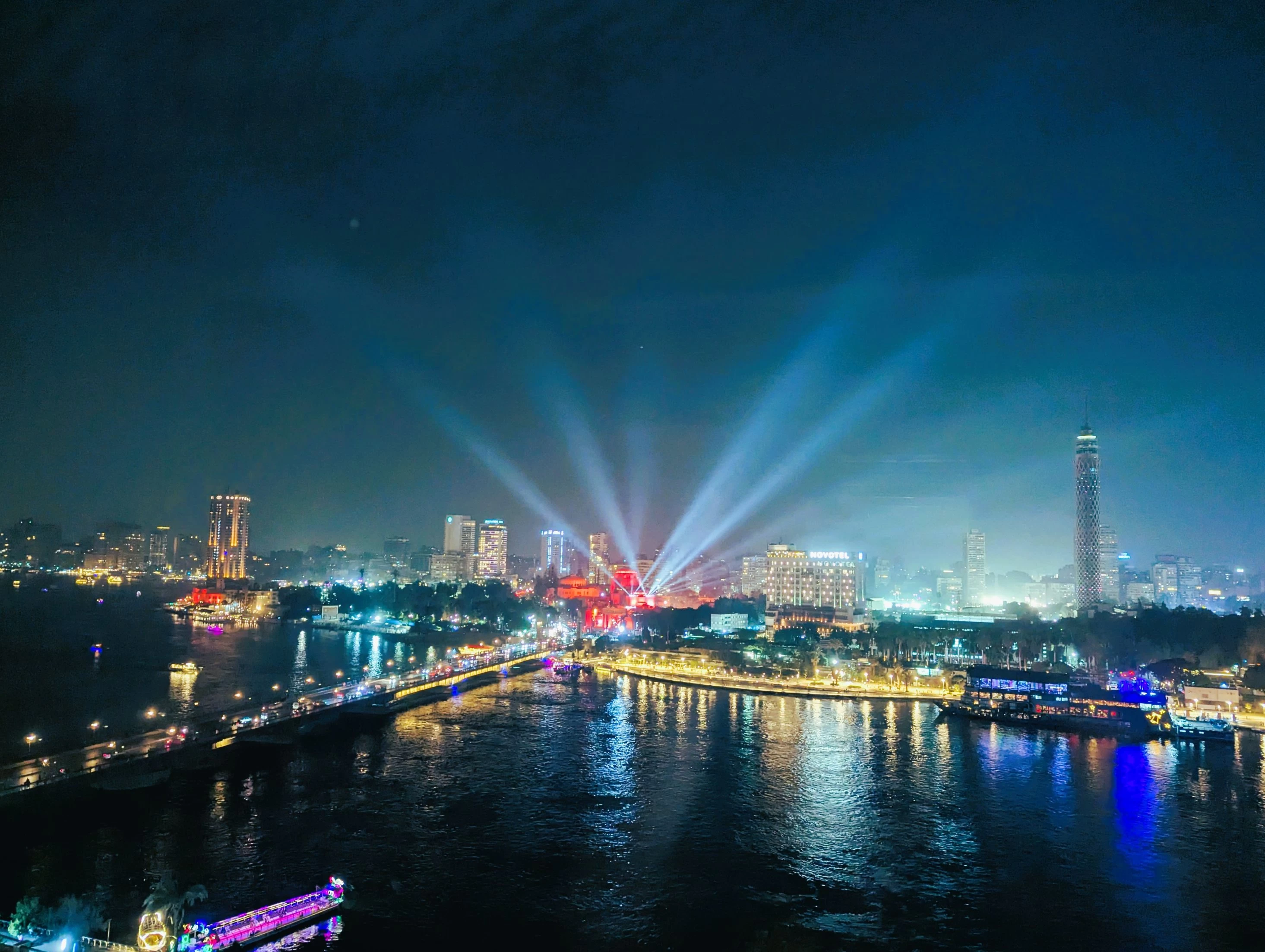 Cairo Skyline at Night